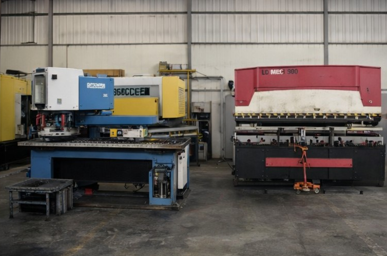 Area Pengelasan Presisi dan CNC Laser Cutting Line