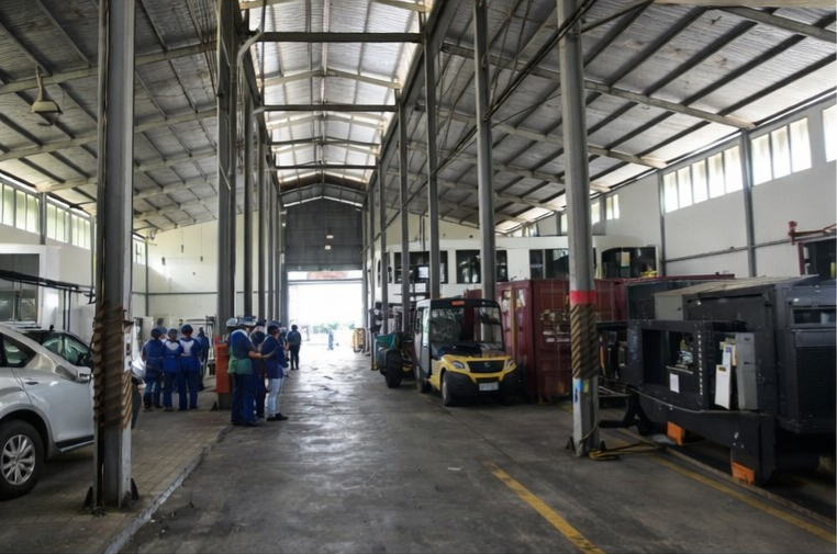 Fasilitas Workshop Utama PT Metrikon Jaya Mandiri Depok