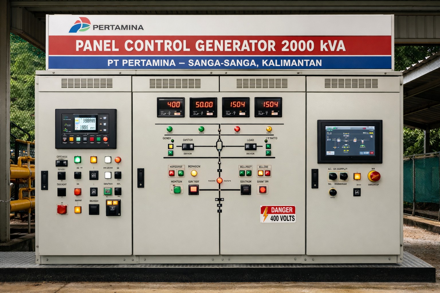 Panel Kontrol Generator Pertamina